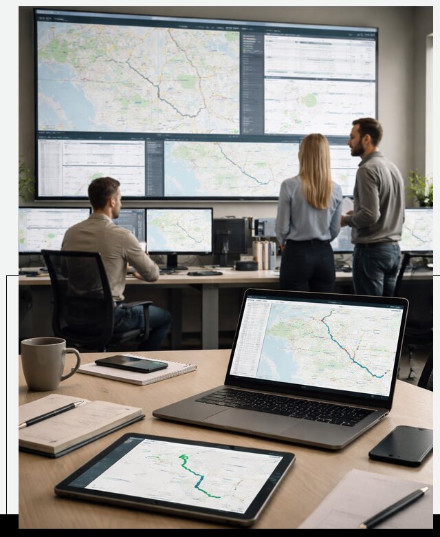 Трекинг грузов и Fleet Management, мониторинг автопарка в Павлове