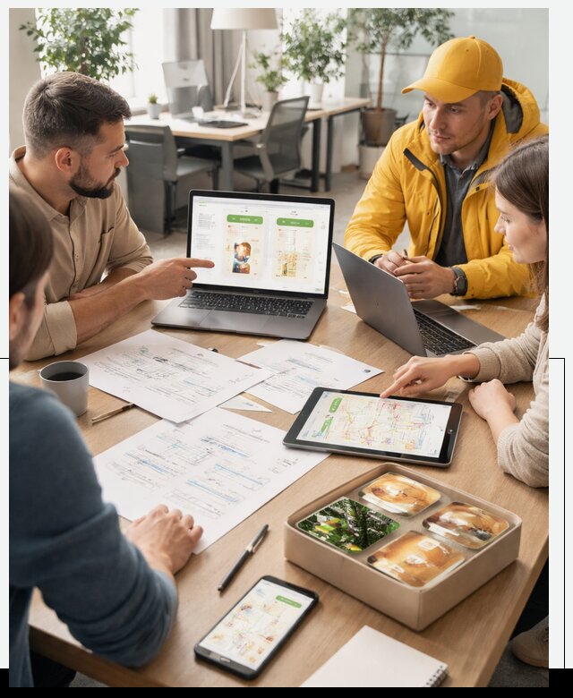 Разработка агрегатора доставки еды в Павлове от 15206 р., АвикейПвв